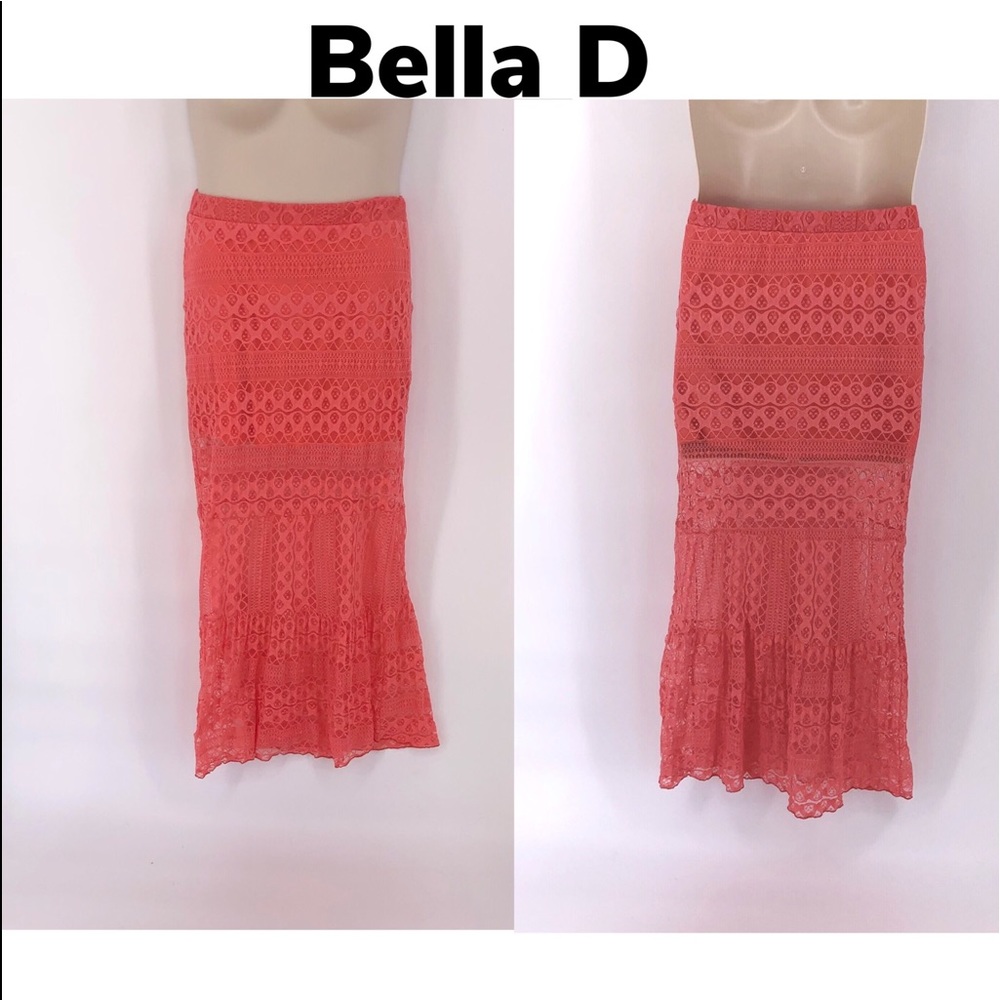 Bella D Coral Lace Skirt